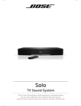 Bose Solo TV Sound Instrukcja obsługi
