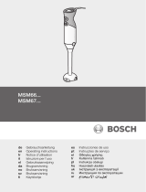 Bosch MSM67170 Instrukcja obsługi