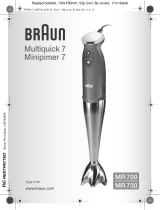 Braun MR700 MR730 Instrukcja obsługi