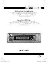CTC Union AR 687 CD/MP3 Instrukcja obsługi