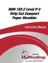MyBinding HSM 102.2 Level 2 Strip Cut Instrukcja obsługi