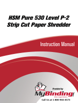 HSM Pure 320C Instrukcja obsługi
