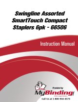 MyBinding Swingline Assorted SmartTouch Compact Staplers 66506 6pk Instrukcja obsługi