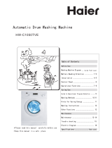 Haier HW-C1050TVE Instrukcja obsługi