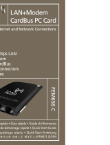 3com 3C3FEM656C - Megahertz 10/100 LAN+56K Global Modem Skrócona instrukcja obsługi