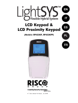 Risco lightsys RP432KPP Instrukcja obsługi