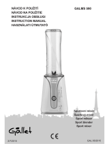 Gallet GALMS 590 Instrukcja obsługi