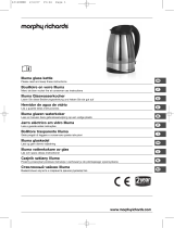 Morphy Richards Illuma glass kettle Instrukcja obsługi