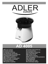 Adler AD 4005 Instrukcja obsługi