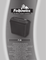 Fellowes P-20 Instrukcja obsługi