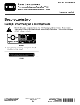 Toro Transport Frame, Trans Pro 80 Tow-Behind Trailer Instrukcja instalacji
