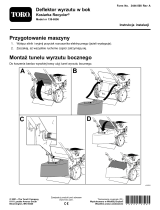 Toro Side-Discharge Deflector, Recycler Lawn Mower Instrukcja instalacji