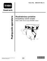 Toro Stump Grinder Attachment Instrukcja obsługi