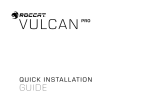 ROCCAT Vulcan Pro Skrócona instrukcja instalacji