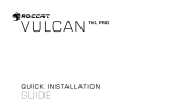 ROCCAT Vulcan TKL Pro Skrócona instrukcja instalacji