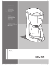 Siemens TC3A0103 COFFEE MAKER Instrukcja obsługi