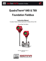 Sierra QuadraTherm 640i/780i Foundation Fieldbus Instrukcja obsługi