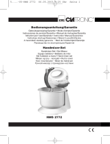 Clatronic hms 2772 Instrukcja obsługi