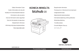 Konica Minolta bizhub 20 Instrukcja obsługi