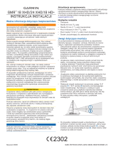 Garmin Radome GMR 18 xHD Instrukcja instalacji