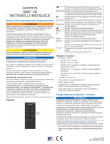 Garmin GRID 20 Instrukcja instalacji