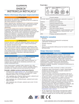 Garmin Razdelilnik OnDeck Instrukcja instalacji