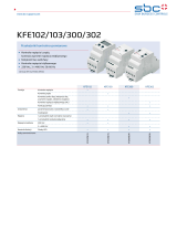 SBC KFE 102/103/300/302 Karta katalogowa