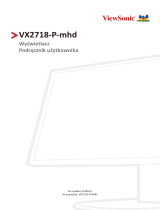 ViewSonic VX2718-P-MHD-S instrukcja