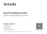 Tenda RX3 Instrukcja instalacji