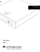 Cambridge Audio Sonata NP30 Instrukcja obsługi