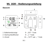 Technoline WL 1020 Instrukcja obsługi