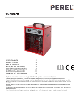 Perel TC78070 Electric Fan Heater Instrukcja obsługi