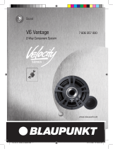 Blaupunkt velocity v6 vantage Instrukcja obsługi