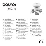 Beurer MG 16 Instrukcja obsługi