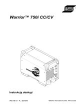 ESAB Warrior™ 750i CC/CV Instrukcja obsługi