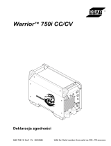 ESAB Warrior™ 750i CC/CV Deklaracja zgodności