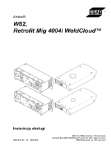ESAB Retrofit Mig 4004i WeldCloud™ Instrukcja obsługi