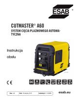 ESAB CUTMASTER® A60 Automated Plasma Cutting System Instrukcja obsługi