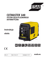 ESAB CUTMASTER® A40 Automated Plasma Cutting System Instrukcja obsługi