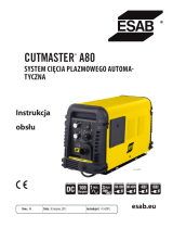 ESAB CUTMASTER® A80 Automated Plasma Cutting System Instrukcja obsługi