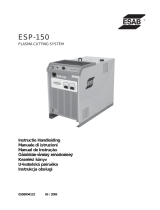 ESAB ESP-150 Plasma Cutting System Instrukcja obsługi