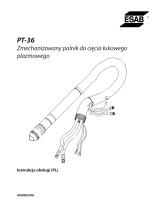 ESAB PT-36 Mechanized Plasmarc Cutting Torch Instrukcja obsługi