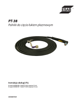 ESAB PT-38 Plasmarc Cutting Torches Instrukcja obsługi