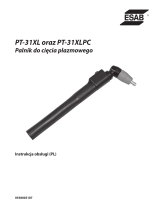 ESAB PT-31XL and PT-31XLPC Plasma Arc Cutting Torches Instrukcja obsługi