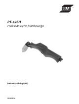 ESAB PT-32EH Plasmarc Cutting Torches Instrukcja obsługi