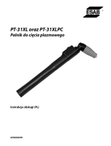 ESAB PT-31XL and PT-31XLPC Plasma Arc Cutting Torches Instrukcja obsługi