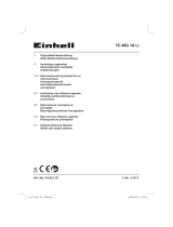 Einhell Classic TC-MG 18 Li-Solo Instrukcja obsługi