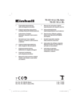 EINHELL TE-CD 18 Li-i BL Instrukcja obsługi