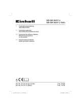 EINHELL Expert GE-CM 36/37 Li (2x3,0Ah) Instrukcja obsługi