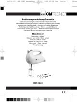 Clatronic HM 2642 Instrukcja obsługi